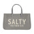 Large Canvas Tote - Salty