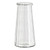 Glass Vase Tall Ridges