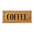 Coffee Beaded Wood Sign
