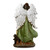 Nativity with Full Color Angel Figurine