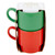 Thimblepress x Slant Stacking Mug Se t - Mrs/Santa Claus