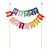 Garland Cake Topper - Happy Birthday Flag