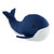 Linen Beach Crinkle Toy - Whale