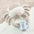 Linen Beach Crinkle Toy - Crab