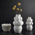 White Bubble Vase - Small