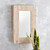 Wooden Rectangle Mirror