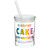 Glass DOF with Lid and Straw - Certified Cake