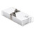 Face To Face Rectangle Notepaper with Acrylic Tray - Eat.Sleep.Ski.
