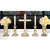 Altar Cross Brass 24"H