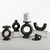 Double Taper Candleholder - Black