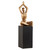 Gold Sukhasana Statue