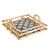 Inlaid Rattan Trays - Set of 2