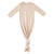 Knotted Gown - Pink Cotton Blossom, 0-3 mo