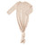 Knotted Gown - Pink Cotton Blossom, 0-3 mo