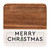 Square Coaster Set - Merry Christmas - 4/pk