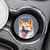 Ceramic Car Coaster - Shiba Inu