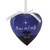 Peace on Earth Decoupage Heart Ornament - 6/pk