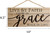 Hanging Sign - Live by Faith Grow in Grace Walk in Love