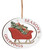 Ornament Sleigh Season's Greetings
