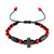 Red Sign of the Cross Wood Bracelet - 8/pk