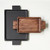 Black Wood Serving Tray With Handles - Large