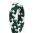 Pom Lanyard - Bottle Green/White