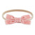 Headband Set - Fancy Pink Bow - Set Of 2