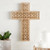 Floral Rattan Cross Floral Rattan Cross