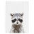 Featured Artist Decorative Block - Racoon