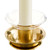 Glass Altar Candle Drip Protector - Round