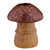 Brown Mushroom Candle Holder