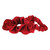 Velvet Present Ornament Scrunchie - Red - Set of 2