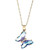 True Beauty Butterfly Necklace - Blue