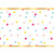 Foil Paper Table Runner - Confetti Polka Dot