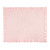 Knit Blankets with Ruffle - Pink