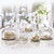 Glass Dessert Trays + Cloche - Gold Knob