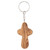 Olive Wood Comfort Hand Cross Key Chain