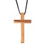 Olive Wood Cross Pendant - 4/pk