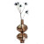 Glass Bubble Vase - Large - Brown
