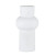 White Paper-Mache Vase - Medium