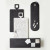 Square Handle Textured Board - Black