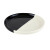 Dipped Plates - Glossy Black/Glossy White - Set of 4