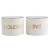 Gold Holiday Dip Bowls Book Box - Holiday Love