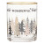 Gold Rimmed Rocks Glass - Most Wonderful Time