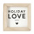 Mini Wood Sign - Holiday Love