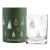 DOF Rocks Glass - Silver Trees