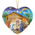 Heart Nativity Paper Ornament - 50/pk