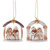 Childlike Nativity Ornament Assortment (2 Asst) - 4/pk