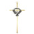 7" James Brennan Brass Confirmation Cross with Emblem