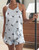 Cami + Ruffled Short - Black Bows
